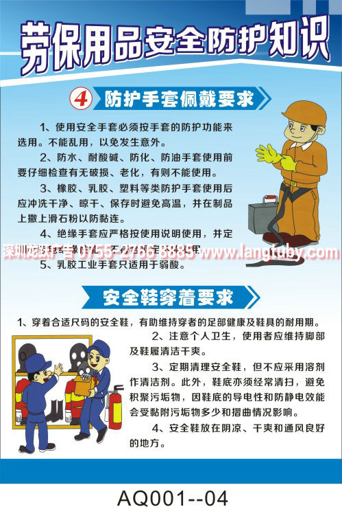勞保用品安全防護(hù)知識掛圖 守護(hù)生命的堅(jiān)實(shí)防線
